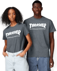 Thrasher T-skjorte Skate Mag Hvit XS