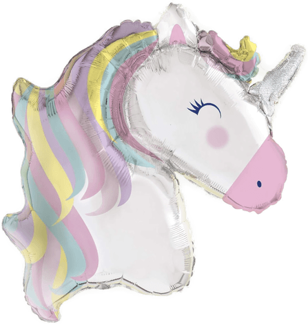Unique Party Folieballong Enhjørning Lilla