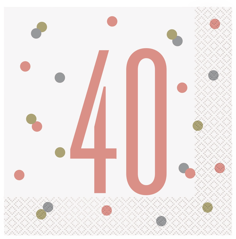 Unique Party Servietter Tallet 40