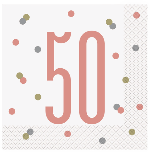 Unique Party Servietter Tallet 50