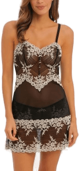 Wacoal Embrace Lace Chemise Svart