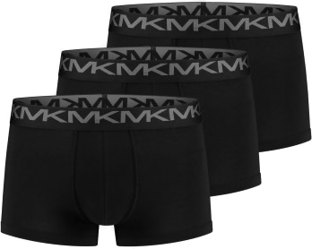 Michael Kors 3P Stretch Factor Boxer Brief Svart