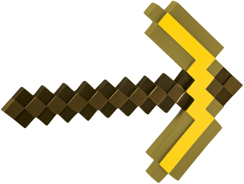 Disguise Minecraft Gold Pickaxe