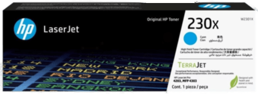 HP 230X Tonerkassett Cyan W2301X