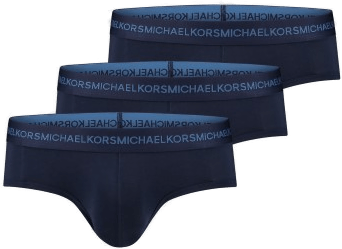Michael Kors 3P Supreme Touch Brief Mørkblå