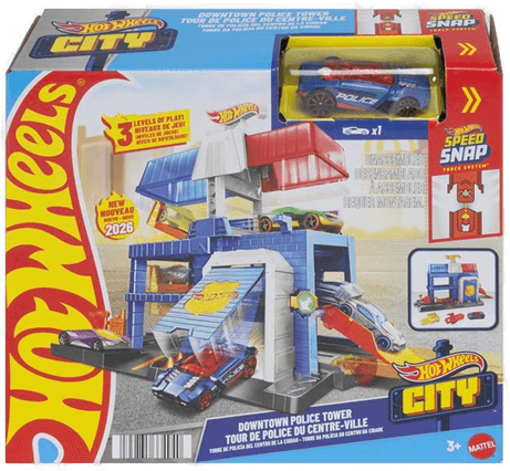 Hot Wheels Downtown Police Station