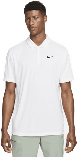 NikeCourt Dri-FIT tennisskjorte - Hvit