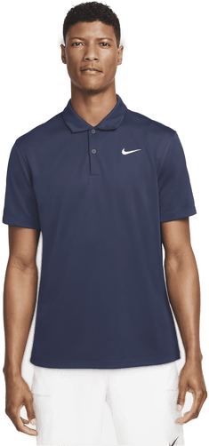 NikeCourt Dri-FIT tennisskjorte - Blå