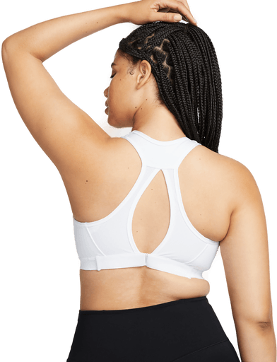 Nike Swoosh High Support sports-BH - Hvit