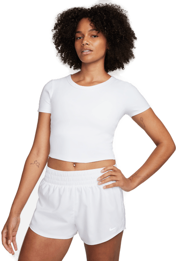 Nike One Fitted Dri-FIT kortermet overdel dame