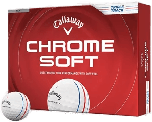 Callaway Chrome Soft Triple Track Golfball