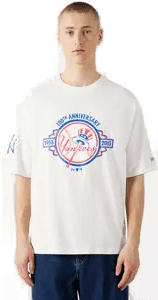 New Era MLB Yankees Anniversary T-skjorte M