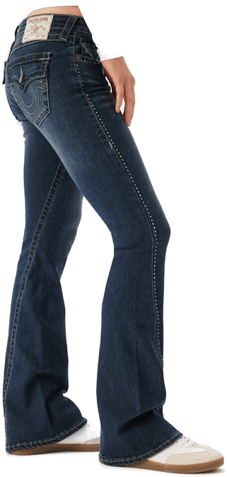 True Religion Joey Flare Crystal