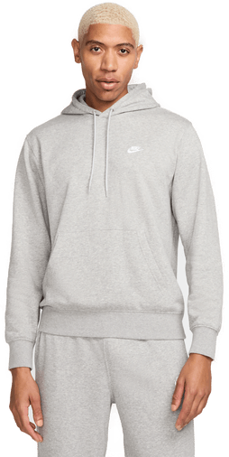 Nike Club frottéhettegenser - Grå