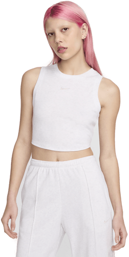 Nike Chill Knit kort singlet dame - Brun