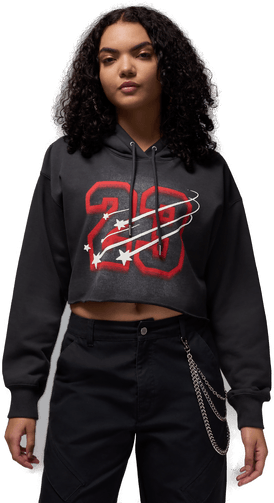 Jordan Flight Fleece hettegenser dame