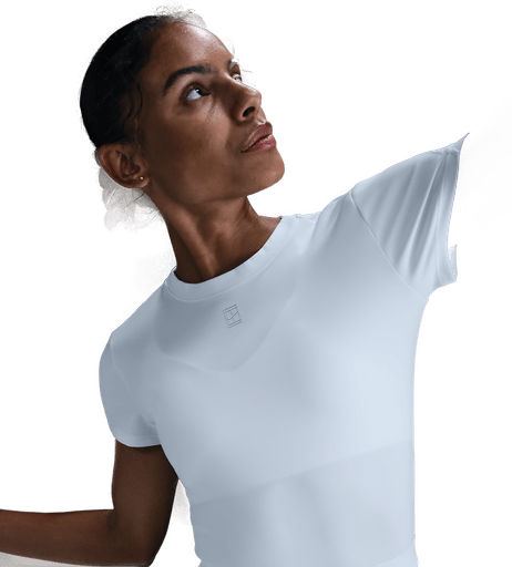 NikeCourt Advantage Dri-FIT kortermet overdel dame