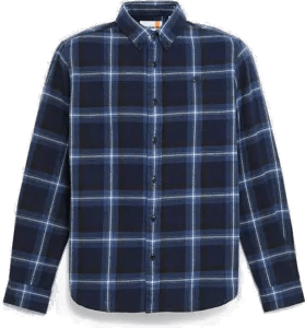 Timberland Midweight Flannel Shirt Peacoat