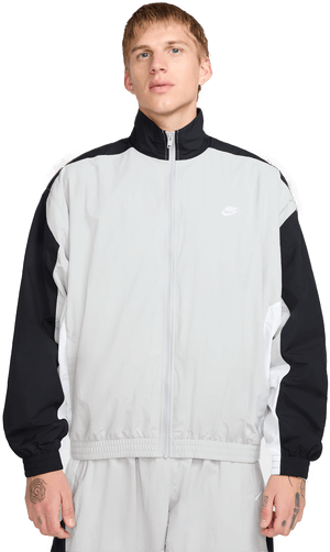 Nike Club vevd treningsjakke herre - Grå