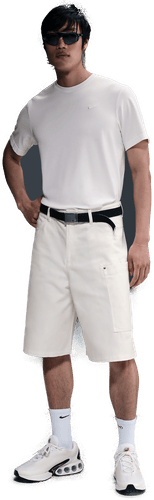 Nike Life kanvasshorts til herre - Hvit