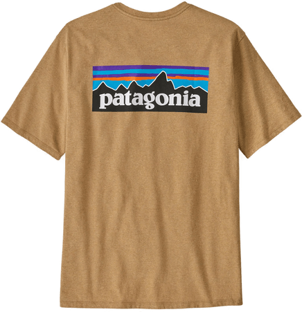 Patagonia P-6 Logo Responsibili-Tee talon gold L
