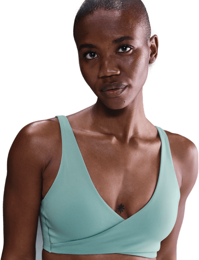 Nike One sports-BH med innlegg - Grønn