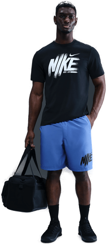 Nike Dri-FIT shorts uten fôr - Blå