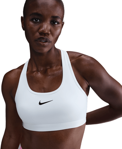 Nike Swoosh sports-BH uten innlegg - Hvit