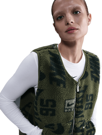 Nike teddy fleecevest dame