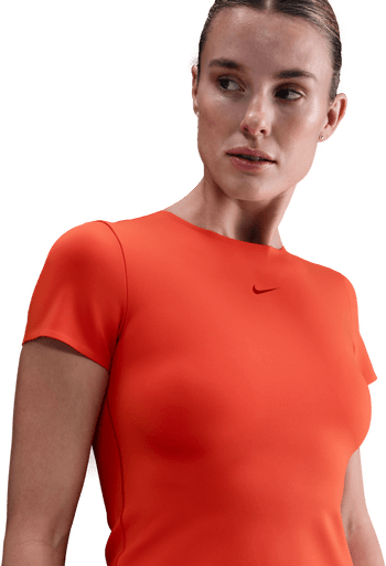 Nike Form kortermet overdel dame - Rød