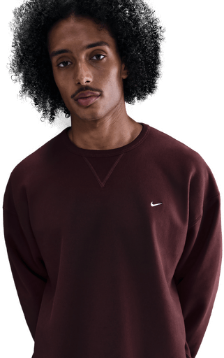 Nike Solo Swoosh fleecegenser - Rød