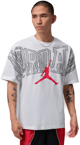Jordan T-skjorte med trykk - Hvit
