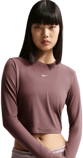 Nike Chill Knit langermet overdel dame - Lilla