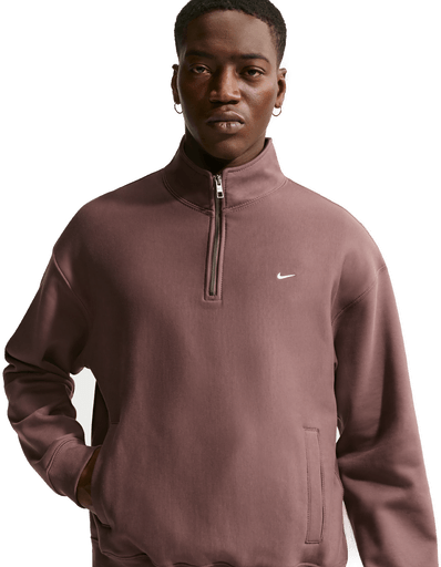 Nike Solo Swoosh fleeceoverdel herre - Lilla