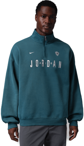 Jordan Flight fleecegenser med kvart glidelås