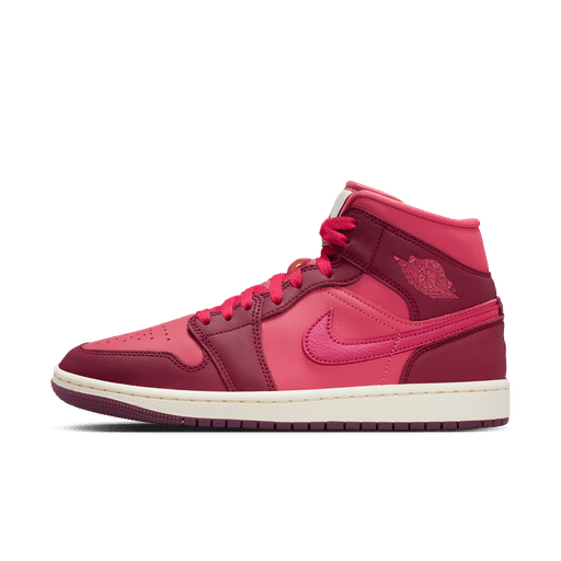 Jordan Air Jordan 1 Mid SE damesko - Rød