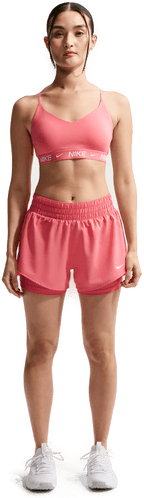 Nike One Dri-FIT 2-i-1 dameshorts - Rosa