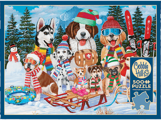 Adlibris Puslespill Snow Day! 500 brikker