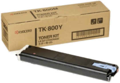 Kyocera TK-800Y Tonerkassett gul 10.000 sider
