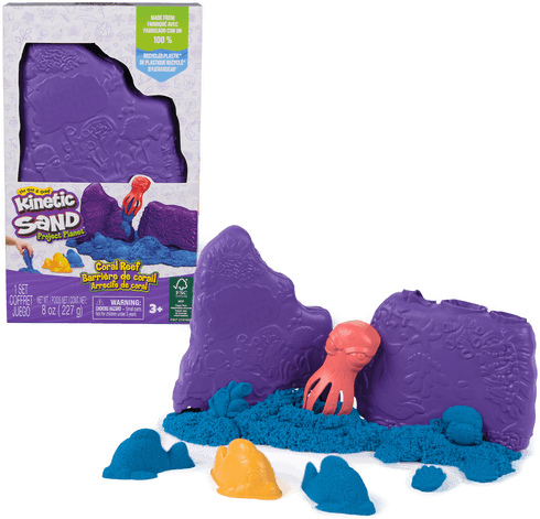 Kinetic Sand Korallrev Hideout