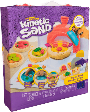 Kinetic Sand Squish Pizza