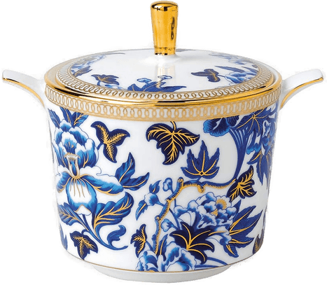 Wedgwood Hibiscus Sukkerskål med Lokk 20 cl