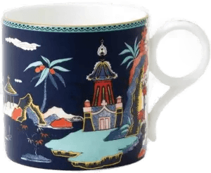 Wedgwood Wonderlust kopp stor blue pagoda