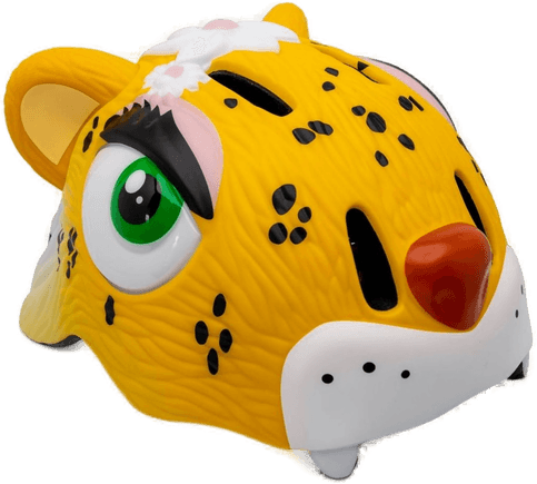 Crazy Safety Leopard Sykkelhjelm Gul