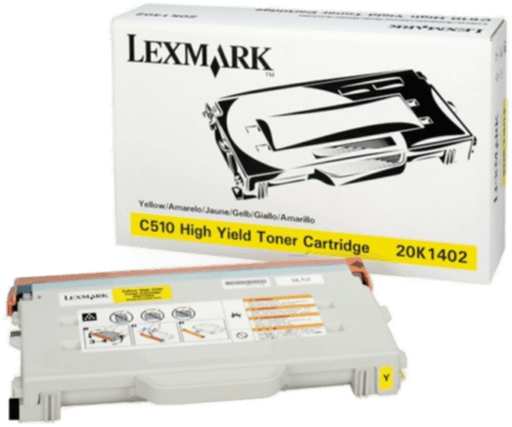 Lexmark Tonerkassett gul 20K1402