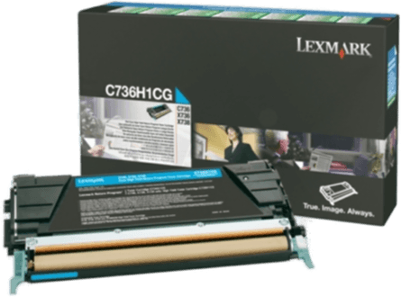 Lexmark Tonerkassett cyan C736H1CG
