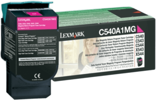 Lexmark Tonerkassett magenta C540A1MG