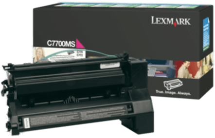 Lexmark Tonerkassett magenta C7700MS