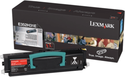 Lexmark E352H31E Tonerkassett svart 6000 sider