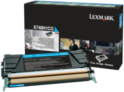Lexmark X748H1CG Tonerkassett Cyan